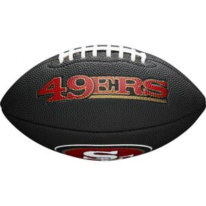 Wilson MINI NFL TEAM SOFT TOUCH FB BL SF Mini lopta na americký futbal, čierna, veľkosť os