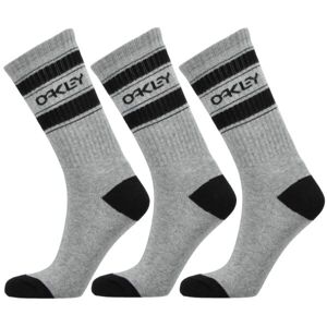 Oakley B1B ICON SOCKS (3 PCS) Ponožky, čierna, veľkosť L