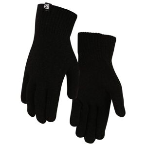 Lewro ULAM Detské pletené rukavice, čierna, veľkosť 4-7