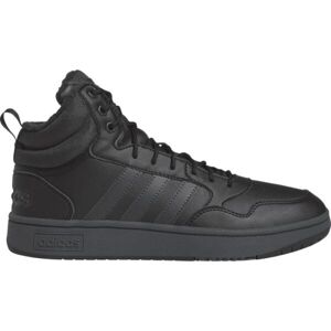 adidas HOOPS 3.0 MID WTR Pánska zimná obuv, čierna, veľkosť 46 2/3