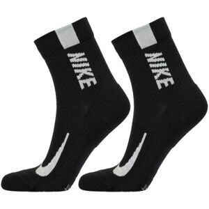 Nike MIKE MULTIPLIER Unisex ponožky, čierna, veľkosť 42-46