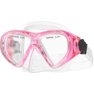 AQUATIC RAY Juniorská potápačská maska, ružová, veľkosť os