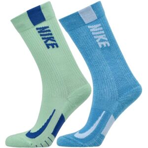 Nike MULTIPLIER MIX Unisex ponožky, svetlomodrá, veľkosť S