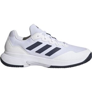 adidas GAMECOURT 2 M Pánska tenisová obuv, biela, veľkosť 43 1/3