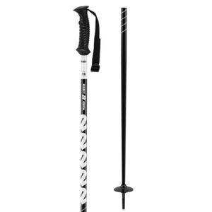 K2 POWER ALUMINUM Lyžiarske palice, čierna, veľkosť 125