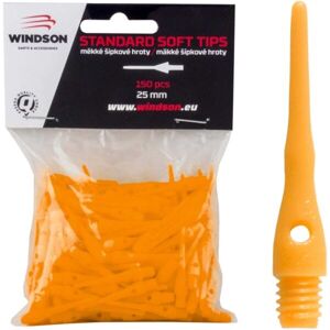 Windson HROTY SOFT 25mm - 150ks Mäkké hroty na šipky, oranžová, veľkosť os