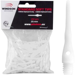 Windson HROTY SOFT 25mm - 150ks Mäkké hroty na šipky, biela, veľkosť os