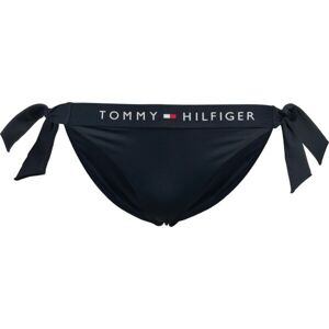 Tommy Hilfiger TH ORIGINAL-SIDE TIE CHEEKY BIKINI Dámsky spodný diel plaviek, tmavo modrá, veľkosť