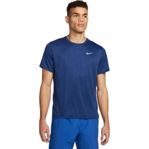 Nike NK DF UV MILER SS Pánske tréningové tričko, tmavo modrá, veľkosť L