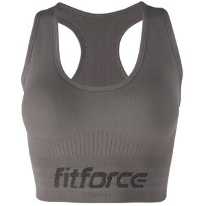 Fitforce SANCY Dámska fitness podprsenka, sivá, veľkosť L