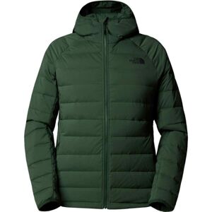The North Face M BELLEVIEW STRETCH DOWN HOODIE Pánska bunda, tmavo zelená, veľkosť XL