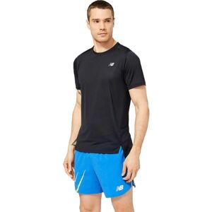 New Balance ACCELERATE SHORT SLEEVE Pánske športové tričko, čierna, veľkosť S