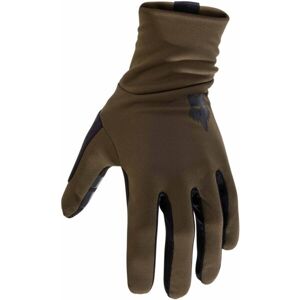 Fox RANGER FIRE Cyklistické  rukavice, khaki, veľkosť M