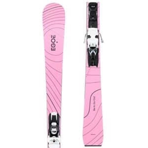 EGOE KONTURA + VIST VSP 412 Zjazdové lyže, ružová, veľkosť