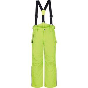 Loap CUBIS Detské lyžiarske nohavice, svetlo zelená, veľkosť 112-116