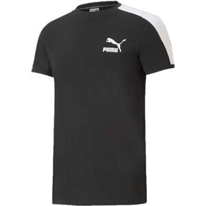 Puma ICONIC T7 TEE Pánske tričko, čierna, veľkosť L