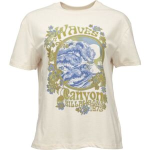Billabong WAVES IN THE CANYON Dámske tričko, biela, veľkosť S