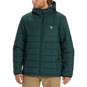 Billabong JOURNEY PUFFER JACKET Pánska zimná bunda, tmavo zelená, veľkosť L