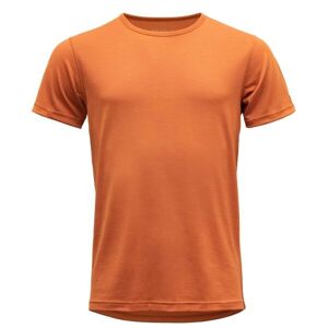 Devold BREEZE MERINO 150 T-SHIRT Pánske tričko, oranžová, veľkosť L