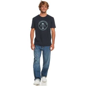 Quiksilver CIRCLE TRIM Pánske tričko, tmavo modrá, veľkosť XXL