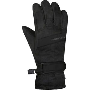 Hannah CLIO JR Detské rukavice, čierna, veľkosť 13-14