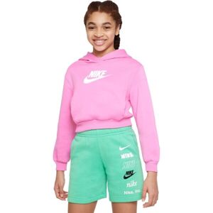 Nike SPORTSWEAR CLUB FLEECE Dievčenská mikina, ružová, veľkosť M