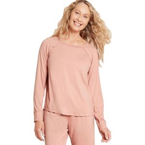 BOODY GOODNIGHT RAGLAN SLEEP TOP Dámske pyžamové tričko, ružová, veľkosť L