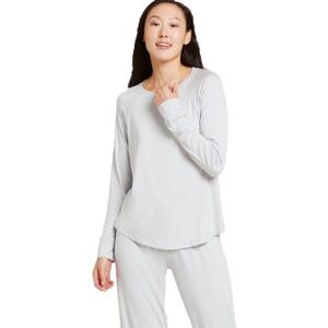 BOODY GOODNIGHT RAGLAN SLEEP TOP Dámske pyžamové tričko, sivá, veľkosť XL