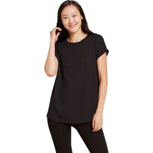 BOODY DOWNTIME LOUNGE TOP Dámske tričko, čierna, veľkosť XL