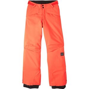 O'Neill HAMMER Chlapčenské lyžiarske/snowboardové nohavice, oranžová, veľkosť 140