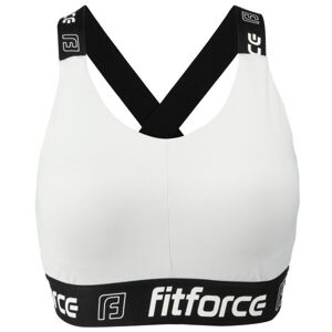 Fitforce NEMEE Dámska fitness podprsenka, biela, veľkosť L