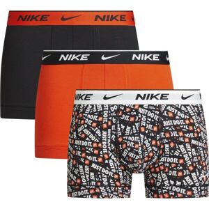 Nike EDAY COTTON STRETCH Pánske boxerky, oranžová, veľkosť L