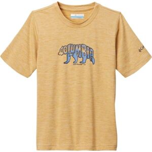 Columbia MOUNT ECHO™ SHORT SLEEVE GRAPHIC SHIRT Detské tričko, žltá, veľkosť L