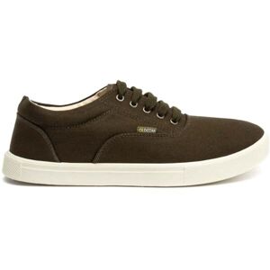 Oldcom TAYLOR Unisex bavlnené tenisky, khaki, veľkosť 37