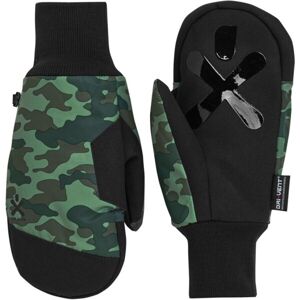 Bula CAMOUFLAGE MITTENS Pánske rukavice, čierna, veľkosť XL