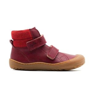 AYLLA CHIRI WT Detská barefoot obuv, červená, veľkosť 28