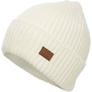 Finmark Zimná čiapka Zimná pletená čiapka, biela, veľkosť os