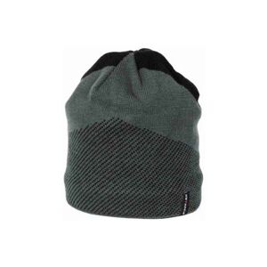 Finmark Zimná čiapka Zimná pletená čiapka, tmavo zelená, veľkosť os