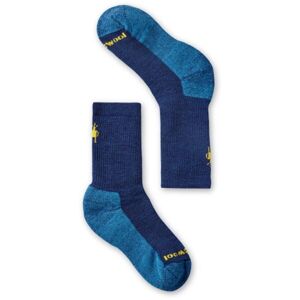 Smartwool K HIKE FULL CUSHION CREW Detské outdoorové ponožky, tmavo modrá, veľkosť