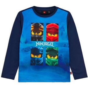 LEGO® kidswear LWTANO 108 Chlapčenské  tričko s dlhým rukávom, modrá, veľkosť 122