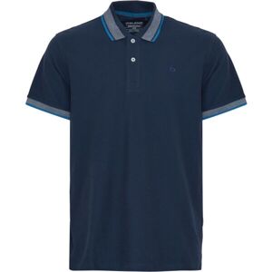 BLEND POLO REGULAR FIT Pánske tričko polo, tmavo modrá, veľkosť S