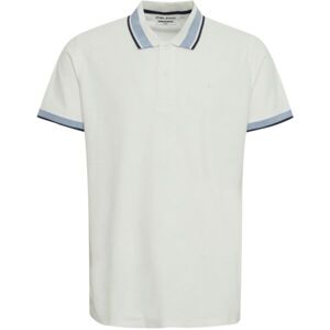 BLEND POLO REGULAR FIT Pánske tričko polo, biela, veľkosť XL