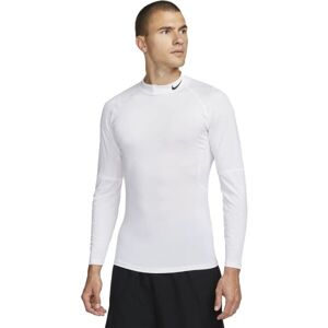 Nike DRI-FIT Pánske termo tričko, biela, veľkosť M