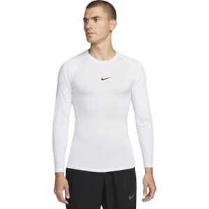 Nike DRI-FIT Pánske termo tričko, biela, veľkosť XL