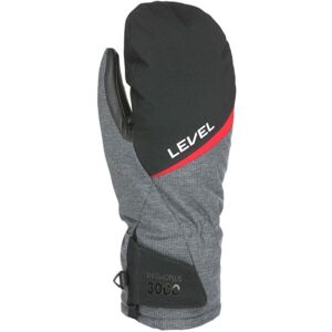 Level ALPINE Pánske lyžiarske rukavice, tmavo sivá, veľkosť L