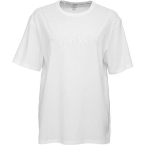 Calvin Klein S/S CREW NECK Dámske tričko na spanie, biela, veľkosť XS