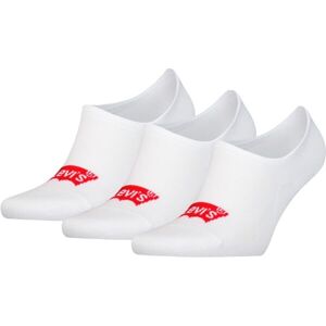 Levi's HIGH CUT BATWING LOGO 3P Unisexové ponožky, biela, veľkosť 39/42