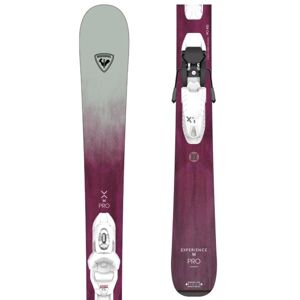 Rossignol EXPERIENCE W PRO KID-X + KID 4 GW Dievčenské zjazdové lyže, fialová, veľkosť