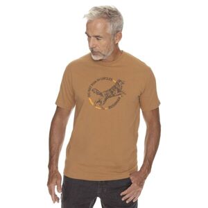 BUSHMAN DARWIN Pánske tričko, hnedá, veľkosť 3XL