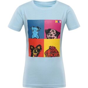 NAX ZALDO Detské tričko, modrá, veľkosť 92-98